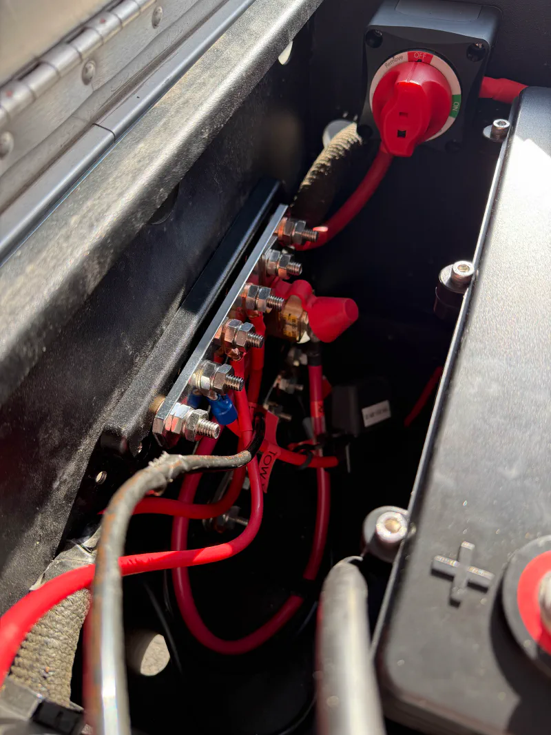 bus bars with cables